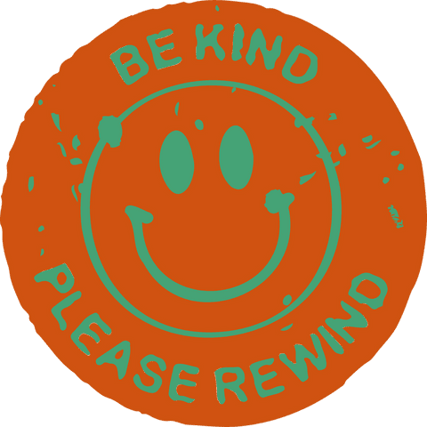 vintage smile badge with please rewind reminder on transparent background - Download Free Stock Videos Pikwizard.com