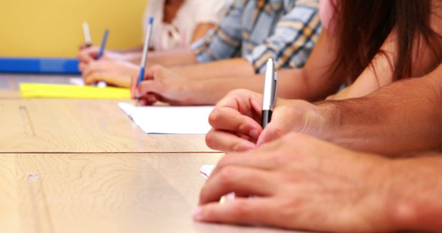 Students Taking Notes in Classroom Setting - Download Free Stock Images Pikwizard.com