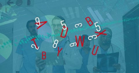 Medical Team Analyzing Patient Data Through Digital Technology Innovations