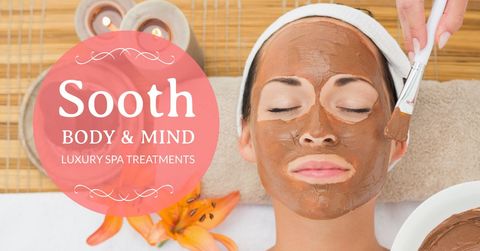Spa Pampering with Relaxing Facial Mask Application