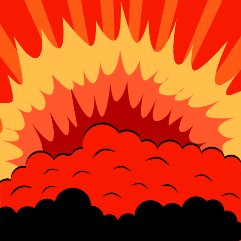 vibrant explosion shapes on transparent background illustration - Download Free Stock Videos Pikwizard.com