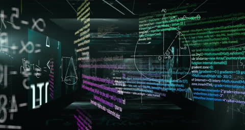 Digital Code and Mathematics in a Virtual Environment