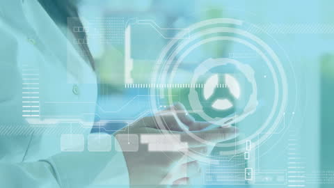 Business Technology Concept with Futuristic Interface