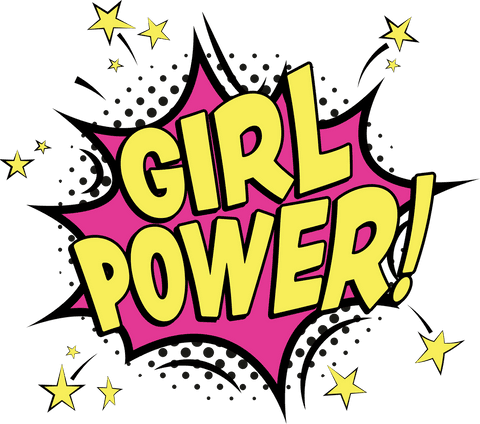 Colorful Girl Power Slogan on Transparent Background - Download Free Stock Videos Pikwizard.com
