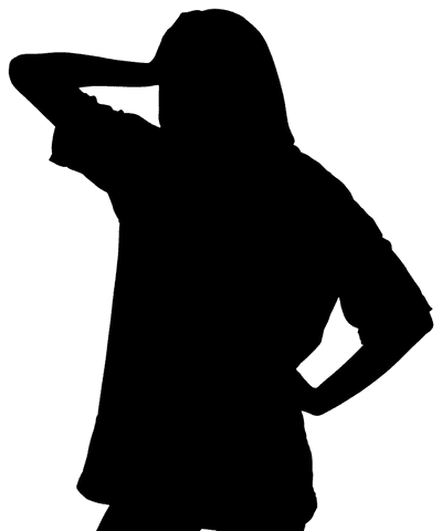 silhouette of woman dancing on transparent background - Download Free Stock Videos Pikwizard.com