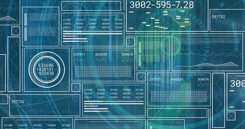 Futuristic Digital Data Interface with Binary Code - Download Free Stock Images Pikwizard.com