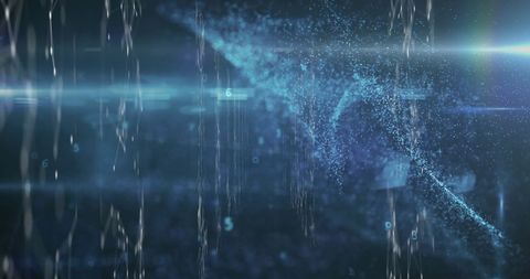 Digital Cloud Security Concept with Abstract Binary Data - Download Free Stock Images Pikwizard.com