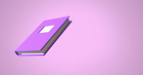 Purple Notebook on Pink Background with Minimalist Design - Download Free Stock Images Pikwizard.com