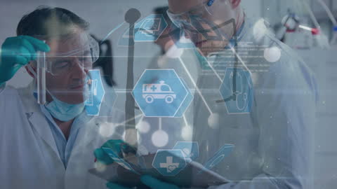 Advanced Research: Scientists Using Digital Innovations in Laboratory