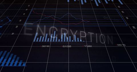 Futuristic Digital Dashboard with Encryption and Analytics