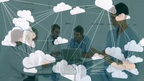 Healthcare Professionals Collaborate Using Cloud Computing Technology