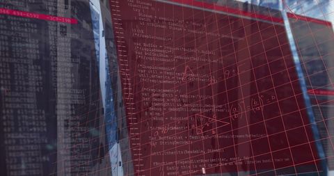 Futuristic Data Processing with Mathematical Formulas in Server Environment - Download Free Stock Images Pikwizard.com