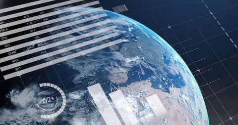 Global Fintech Innovations Integrating with Satellite Technology - Download Free Stock Images Pikwizard.com