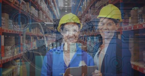 Warehouse Workers Embracing Digital Transformation in Supply Chain