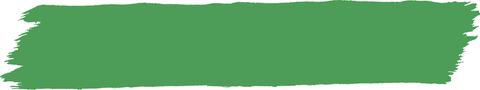 Flat Green Brush Stroke on Transparent Background for Modern Design