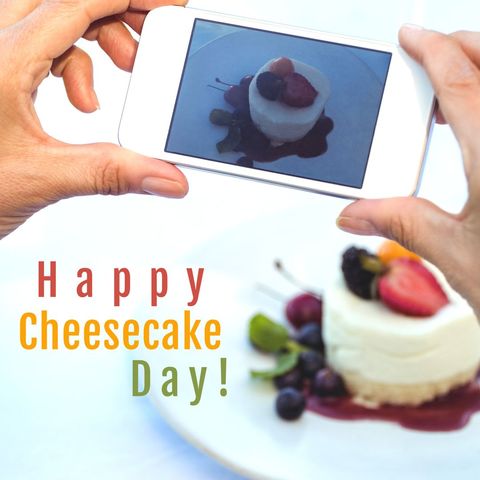 Celebrating Cheesecake Day with Sweet Photo Tradition - Download Free Stock Templates Pikwizard.com
