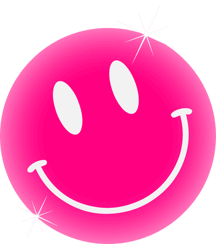 Vibrant Pink Smiling Face Icon with Starry Glow on Transparent Canvas - Download Free Stock Videos Pikwizard.com