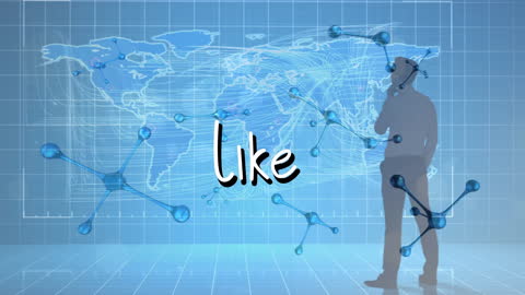 Abstract Global Networks Digital Healthcare Concept