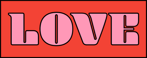 Retro Love Letters on Transparent Red Background - Download Free Stock Videos Pikwizard.com