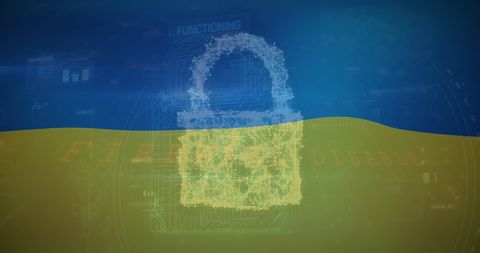 Digital Padlock Over Cybersecurity Interface Symbolizing Secure Data Protection - Download Free Stock Images Pikwizard.com
