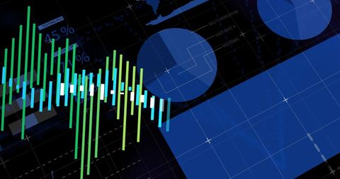 Abstract Financial Data Visualization with Analytics - Download Free Stock Images Pikwizard.com