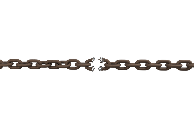 Transparent 3D Image of a Broken Metal Chain - Download Free Stock Videos Pikwizard.com