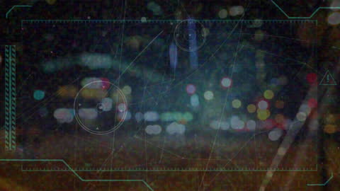 Futuristic Digital Interfaces with Data Overlays