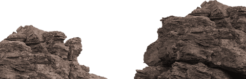Realistic Rocky Cliff Illustration on Transparent Background - Download Free Stock Videos Pikwizard.com