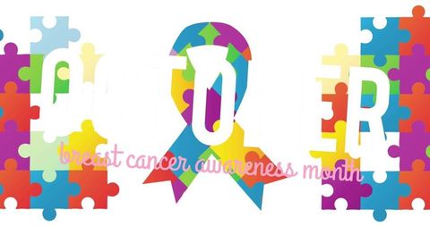 Colorful Puzzle Pieces with HOPE for Awareness