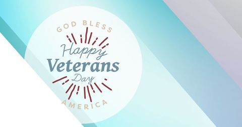 Patriotic Veterans Day Card with God Bless America Message - Download Free Stock Images Pikwizard.com