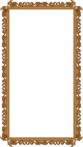 intricate wooden baroque frame with transparent background - Download Free Stock Videos Pikwizard.com