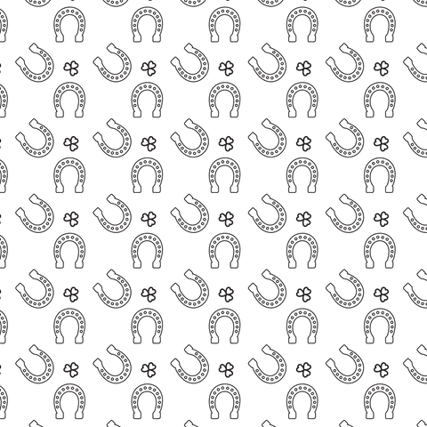 transparent clover and horseshoe pattern for st. patrick's day - Download Free Stock Videos Pikwizard.com