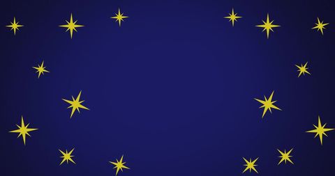 Christmas Stars on Dark Blue Background for Festive Designs
