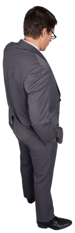 transparent view businessman contemplating strategy alone - Download Free Stock Videos Pikwizard.com