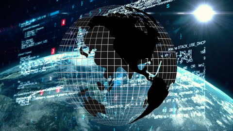Digital Earth Animation with Data Streams and Technology