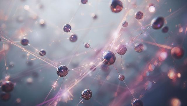 Glowing Metal Spheres in Digital Network Space