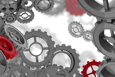 Transparent Background with Red and Gray Cogs Illustration - Download Free Stock Videos Pikwizard.com