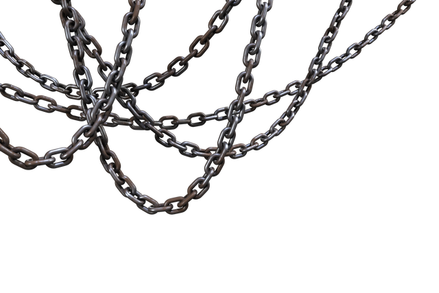 3D Image of Various Interconnected Metallic Chains on Transparent Background - Download Free Stock Videos Pikwizard.com