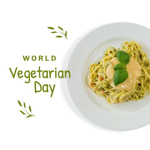 World Vegetarian Day Pasta with Cheese Sauce