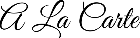 Illustration text a la carte transparent background