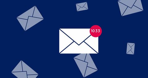 Digital Communication with Overflowing Inbox Concept - Download Free Stock Images Pikwizard.com