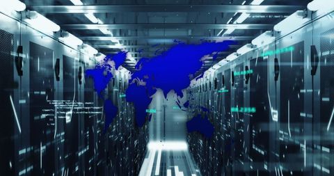 Global Networking Technology in Data Center - Download Free Stock Images Pikwizard.com