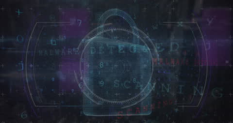 Cybersecurity Digital Lock with Scanning Interface