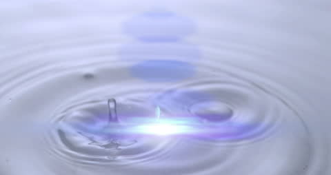 Reflections of Light in Gentle Water Ripples