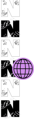 abstract transparent n shapes with purple globe icon - Download Free Stock Videos Pikwizard.com