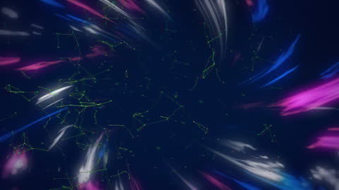 Energetic Light Trails Dynamic Background Visual