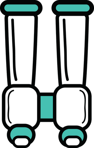 stylized white and blue binoculars icon on transparent background - Download Free Stock Videos Pikwizard.com