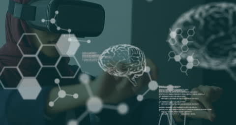 Futuristic VR Experience with Scientific Data Visualization