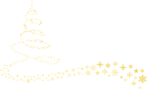 transparent golden christmas tree ribbon swirl with stars - Download Free Stock Videos Pikwizard.com