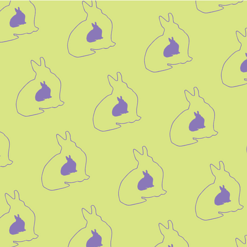 playful purple rabbits pattern on transparent background - Download Free Stock Videos Pikwizard.com
